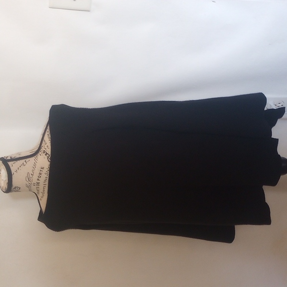 Anthropologie | Off-the-Shoulder Black Knit Top